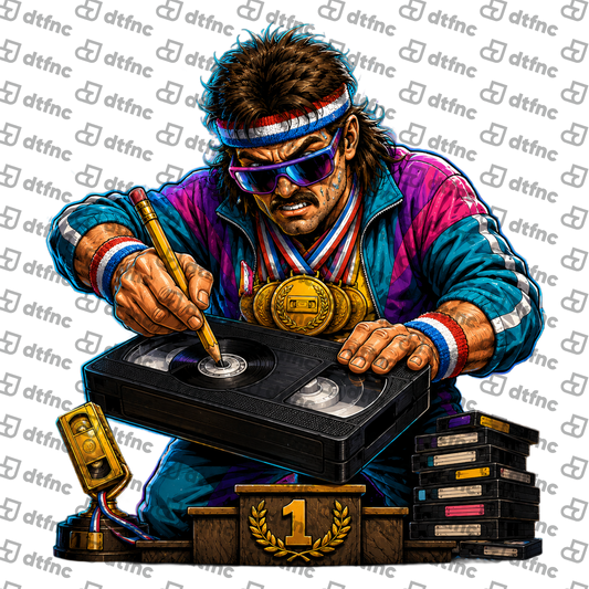 Retro & Vintage - VHS Tape Champion 80s Legend