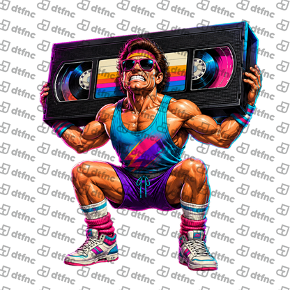 Retro & Vintage - VHS Power Squat Legend