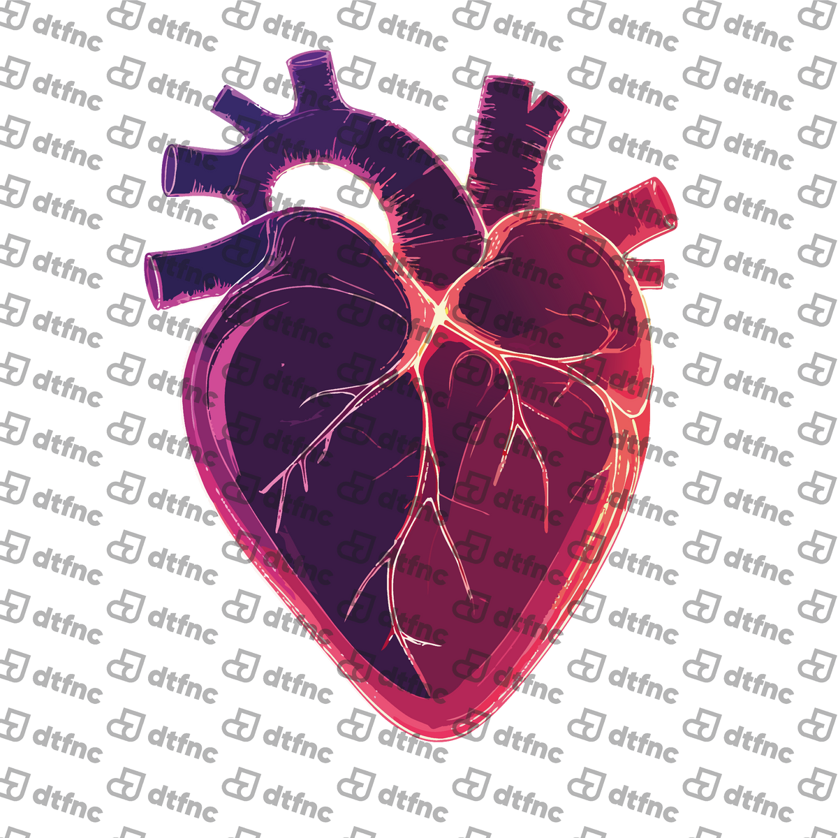 Art - Neon Anatomical Heart