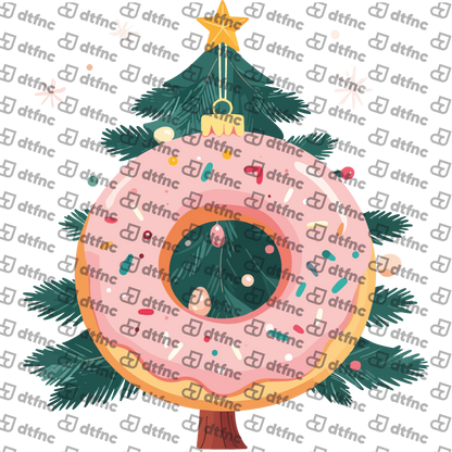 Christmas - Sweet Donut Ornament Tree