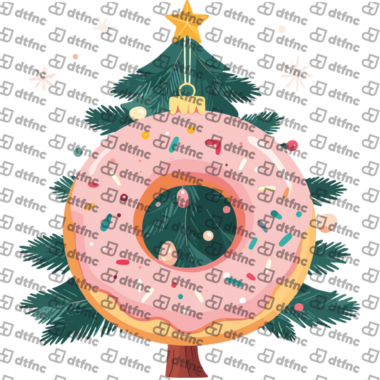 Christmas - Sweet Donut Ornament Tree