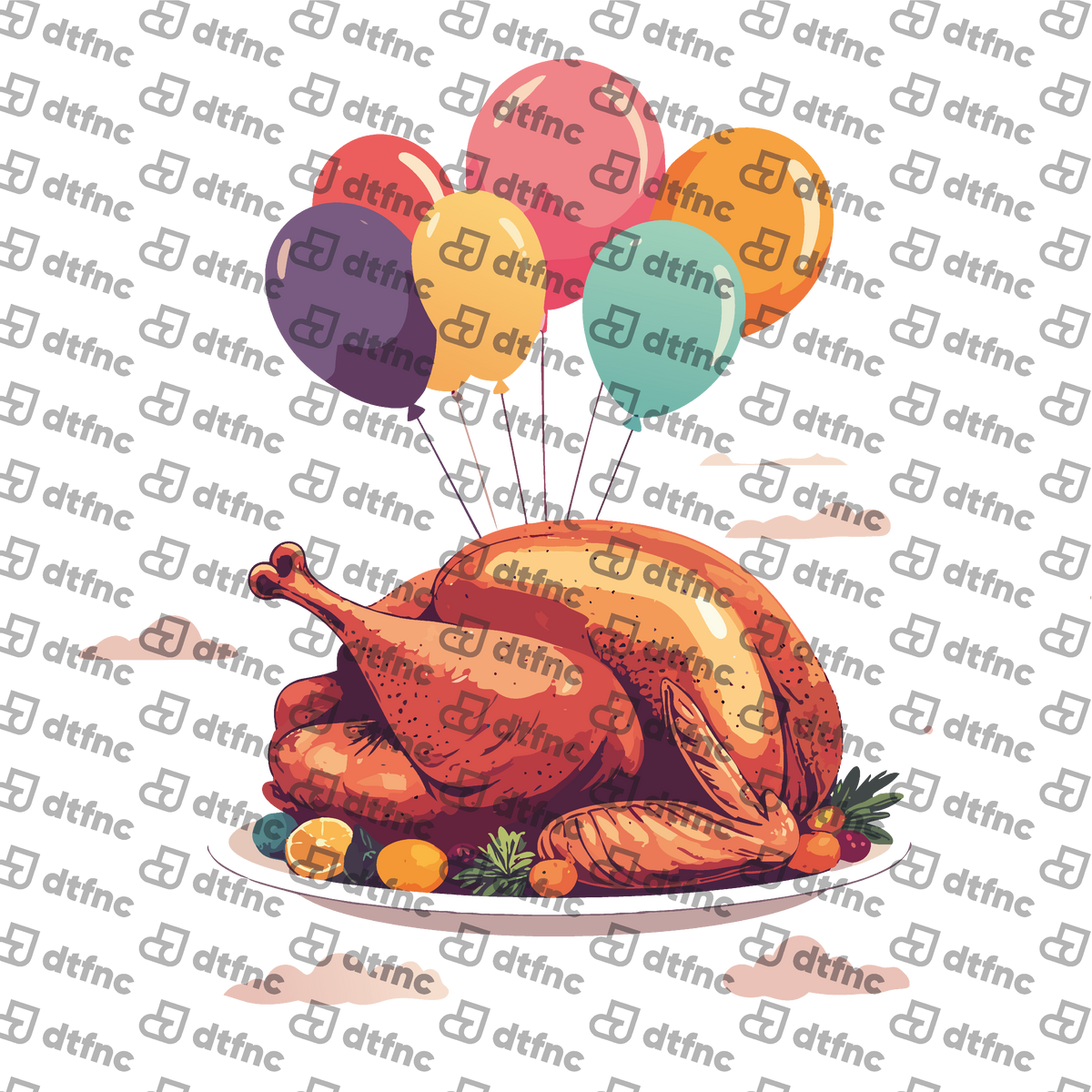 Christmas - Floating Balloon Turkey Feast