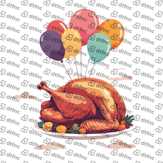 Christmas - Floating Balloon Turkey Feast